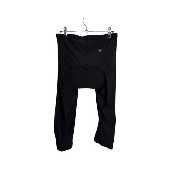 Specialized Cycling Capris Womens Large Black Padded Chamois 3/4 Length Pants - Picture 2 of 5